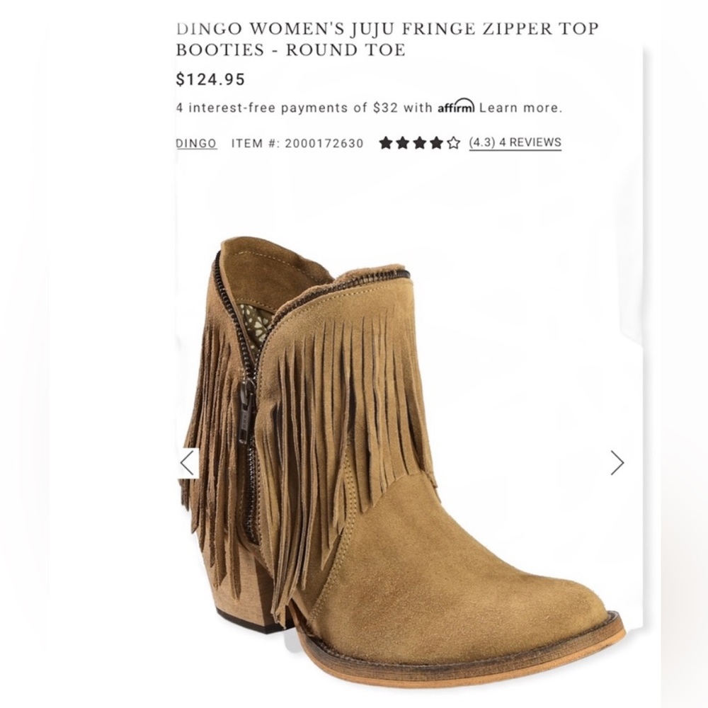 REAL SUADE DINGO BOOTS